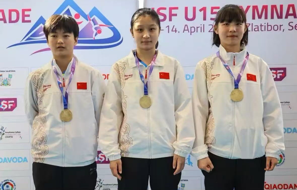 哈三中教师指导中国女子乒乓球队夺得U15世界中学生夏季运动by体育会团体冠军(图1)